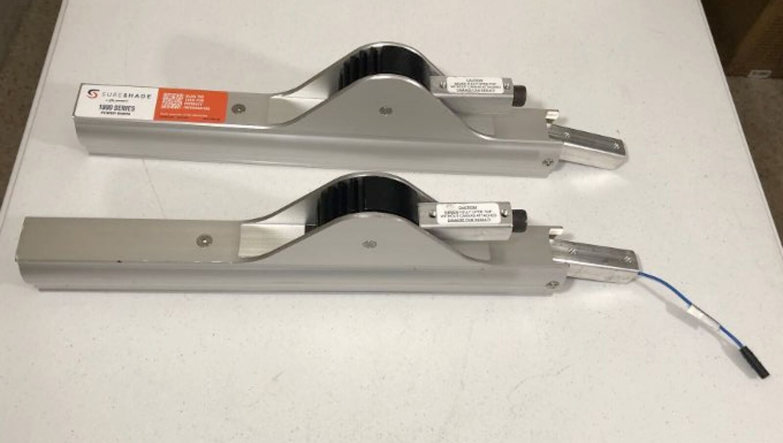 SURESHADE 1000 Series Power Bimini Top Actuator Pair 2022119929-RB - Silver Alloy