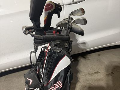Mixed Golf Club Set with Callaway Stand Bag TaylorMade Burner Cobra Driver Cleveland Putter