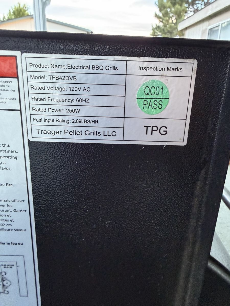 Traeger smoker
