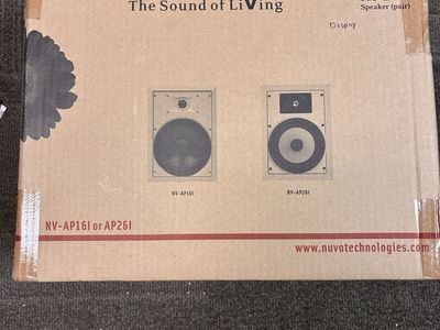 NuVo AccentPLUS NV-AP26I 6 1/2" In-Wall Speaker Pair