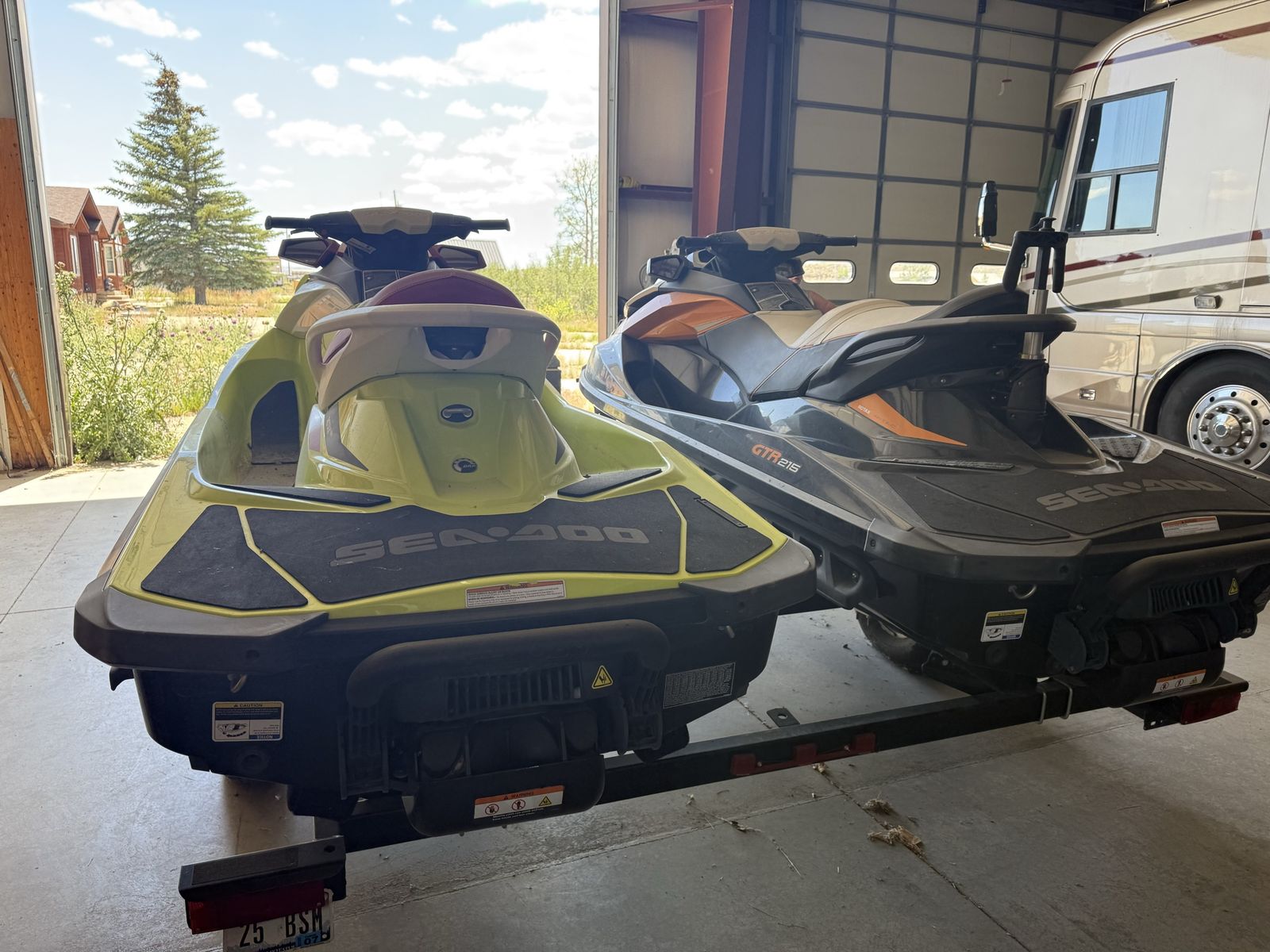 2 Sea Doo wave runners