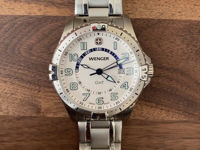 Wenger Swiss Military GMT Quartz Watch