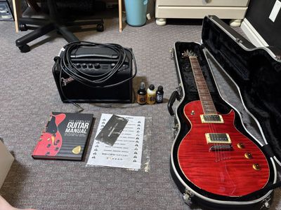 Les Paul Style Electric Guitar Bundle