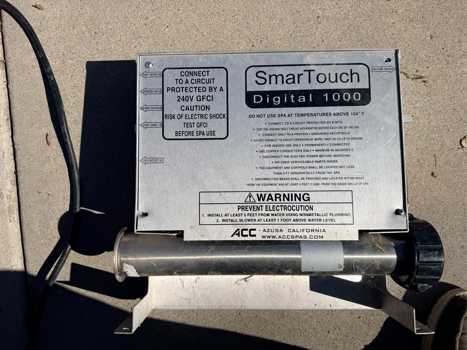 Acc Smartouch Digital 1000 spa control