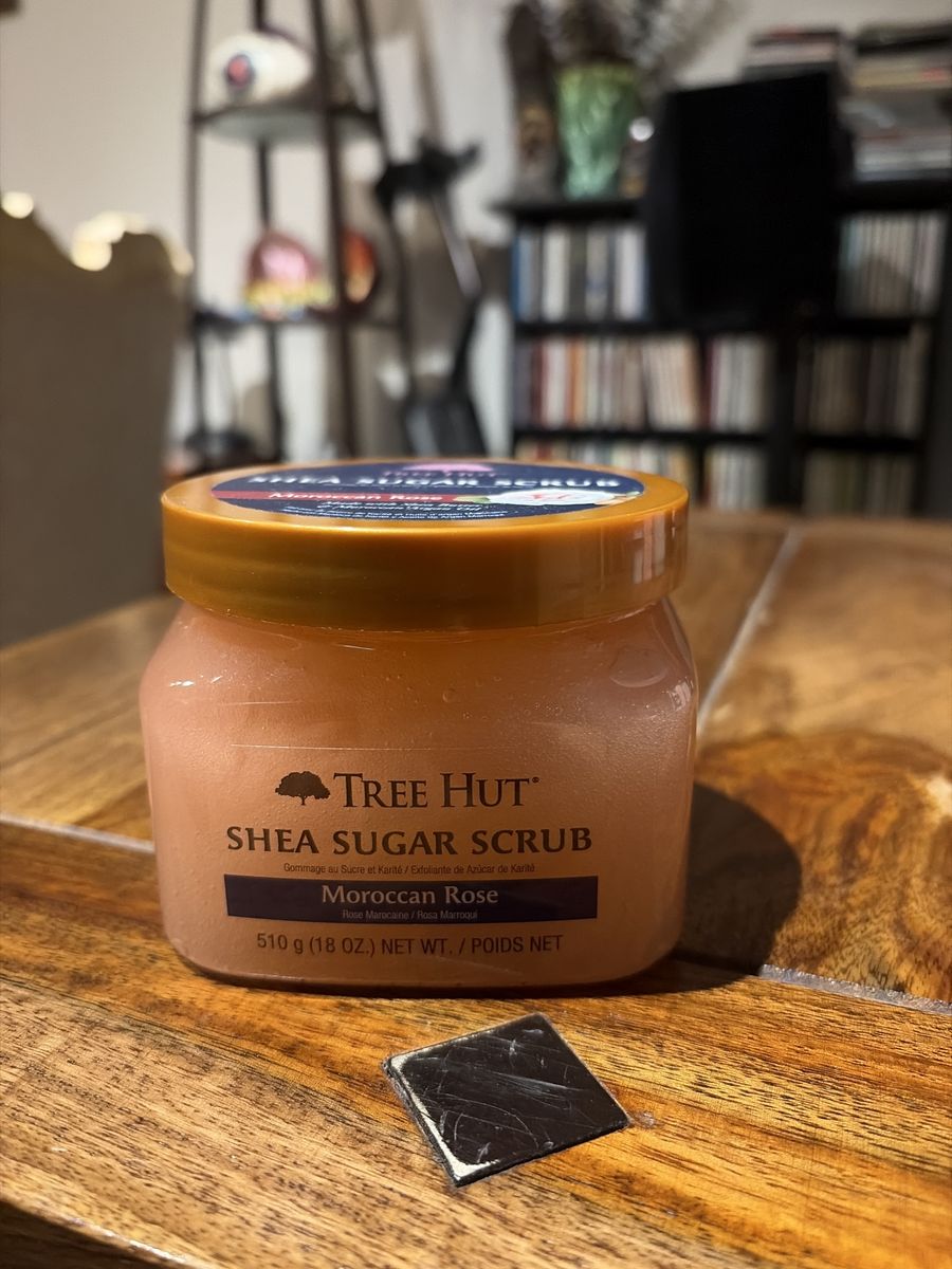 Tree Hut Shea Sugar Scrub - Moroccan Rose, 18 oz Exfoliating Body Scrub
