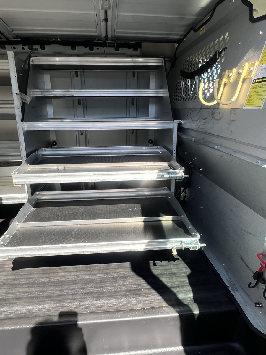 Van Shelving & Divider - Cargo Work Van Shelves