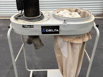 Delta Mobile Woodworking Dust Collector on Rolling Cart