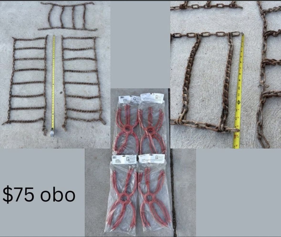 Set of Heavy Duty Ladder Style Tire Chains