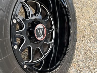 Sale or trade for 22 or 24 Open Country Toyo Tires 35x13.50R20LT with 8x170 Asanti Black Wheels - Set of 4