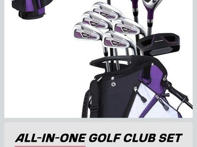 dont need two sets bag is green clubs purple