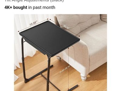 Adjustable TV Tray Table