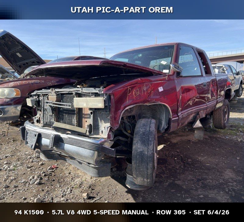 1994 Chevrolet K1500 Parts - UTPAP Orem