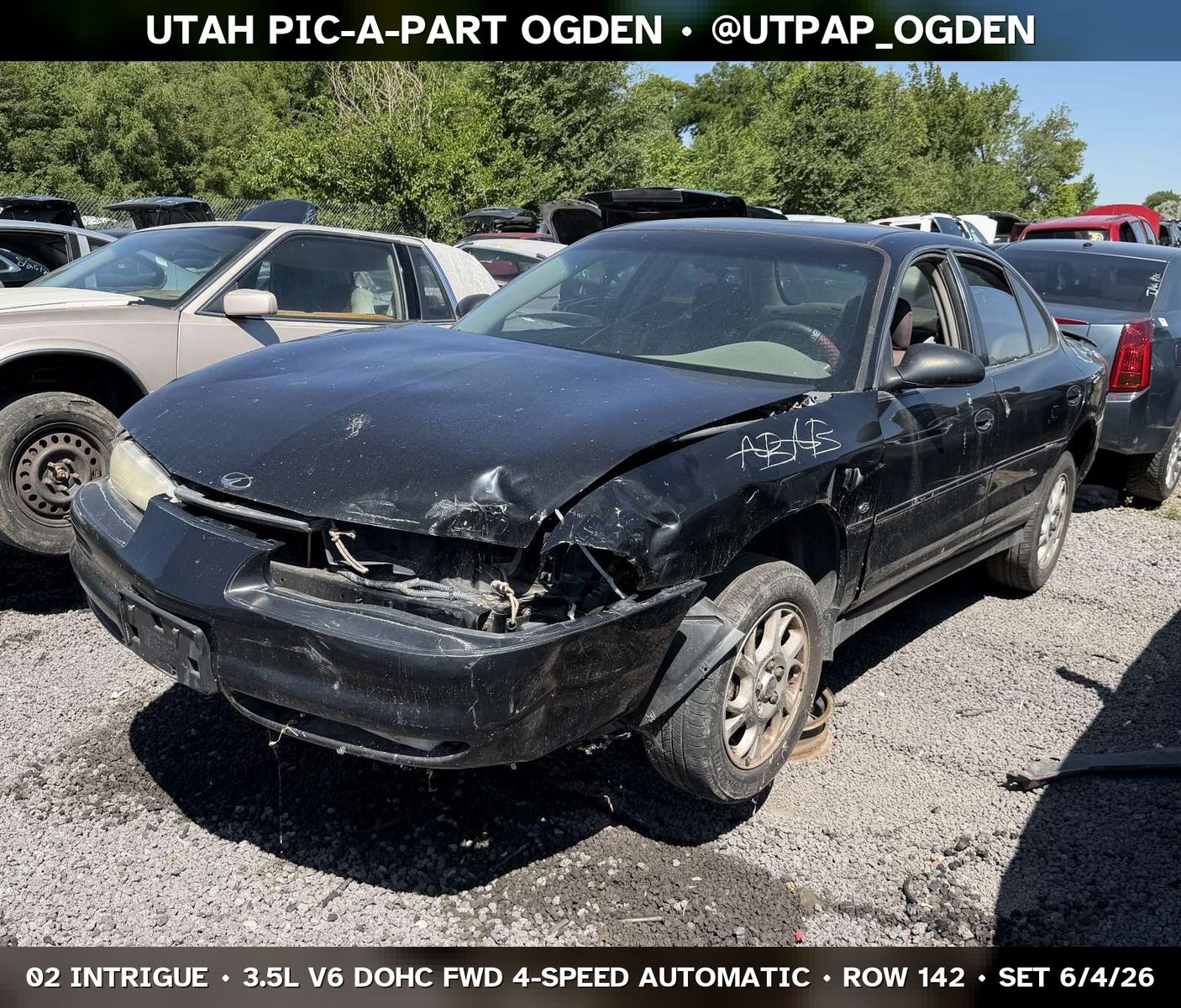 2002 Oldsmobile Intrigue Parts - UTPAP Ogden