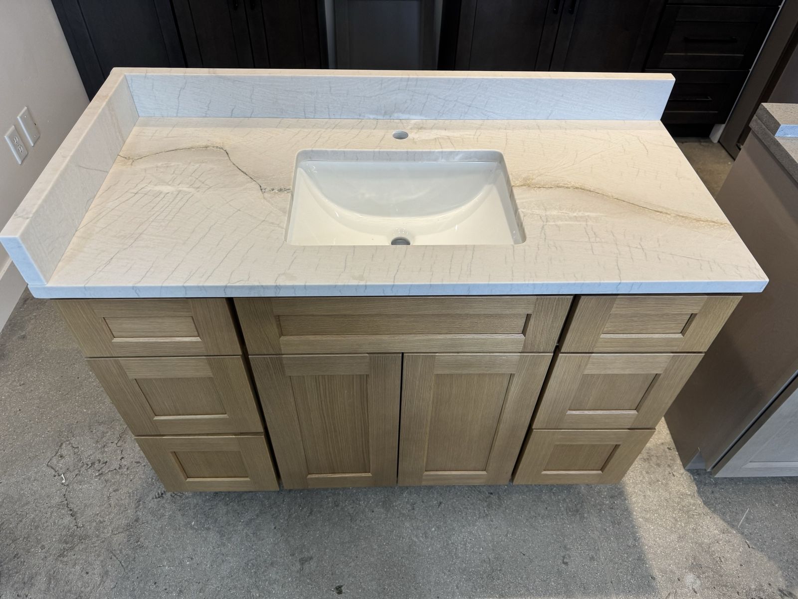 48 Inch Plywood Vanity Quartzite Countertop