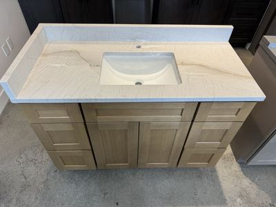 48 Inch Plywood Vanity Quartzite Countertop