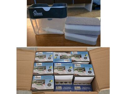 Bulk Dish Soap Dispensers w/ Sponge Holders – NEW – 55 Count