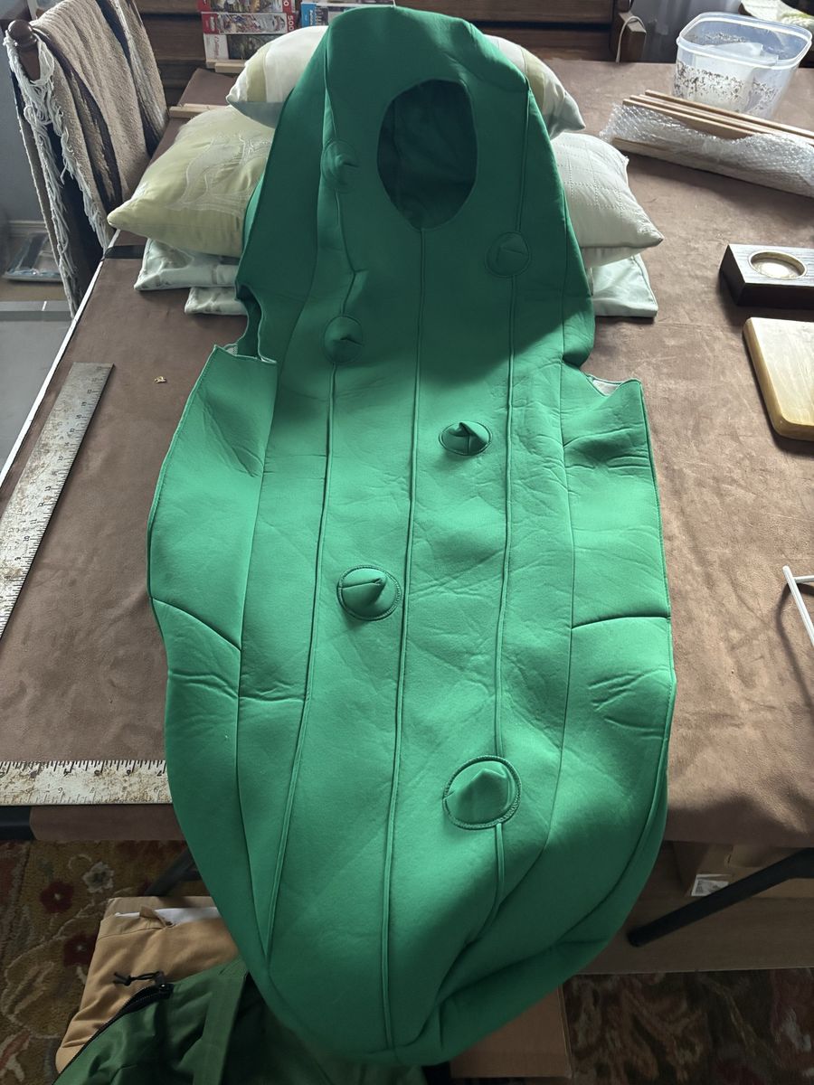 Green Pickle Costume Halloween Outfit