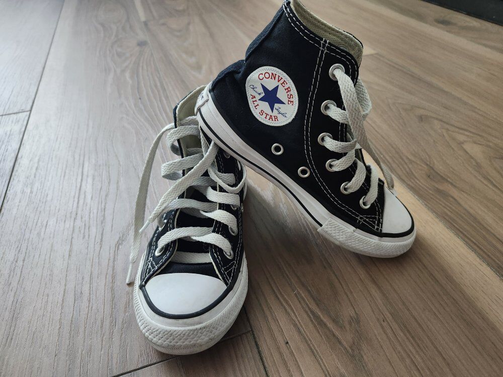 Little Kids Black Converse High Top Shoe Size 11