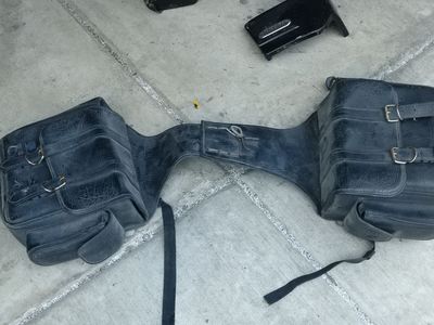 Motorcycle saddle bags for trade