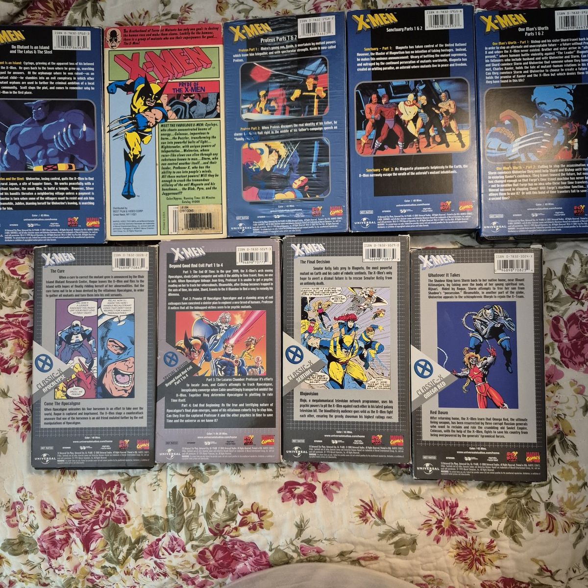 VHS XMEN classic episodes