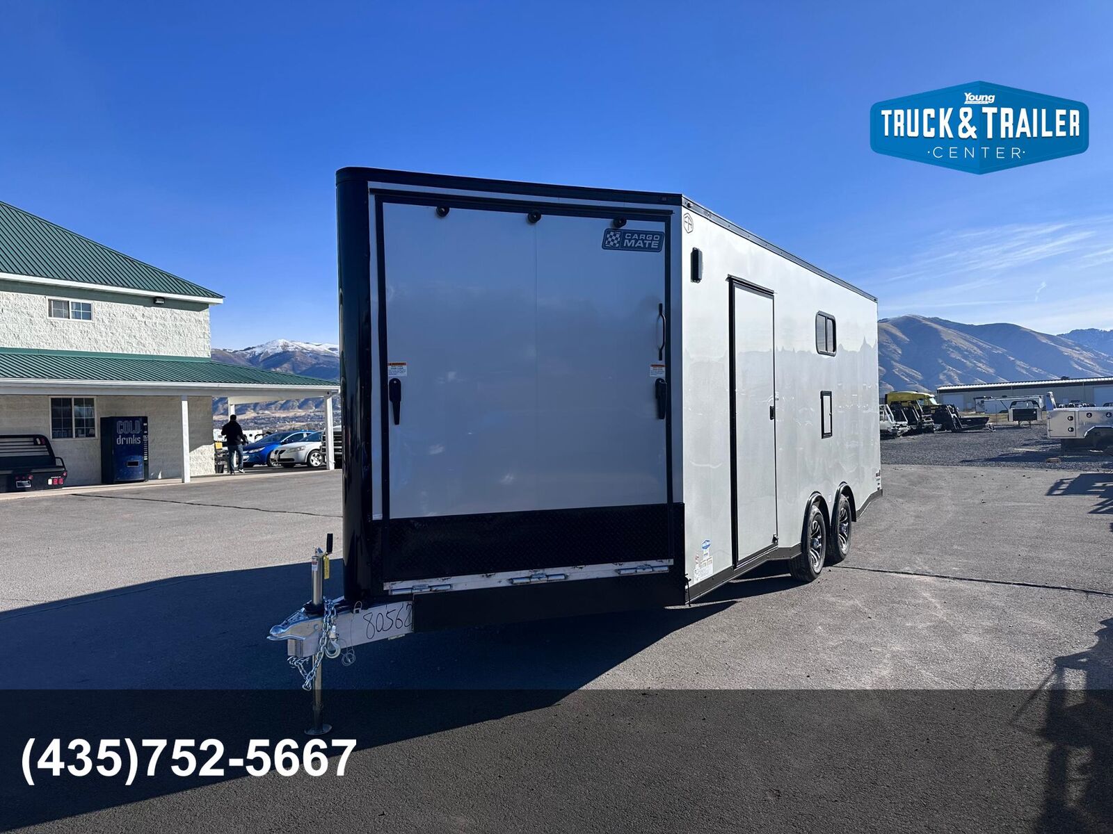 2026 Cargo Mate Redline 8.5X20+5 Aluminum Sled Trailer