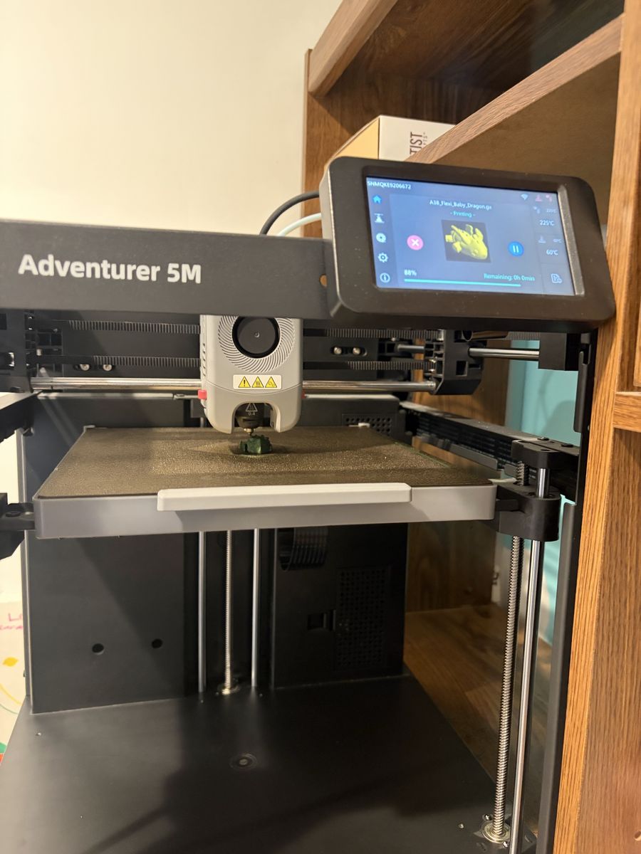 FlashForge Adventurer 5M 3D Printer - Black