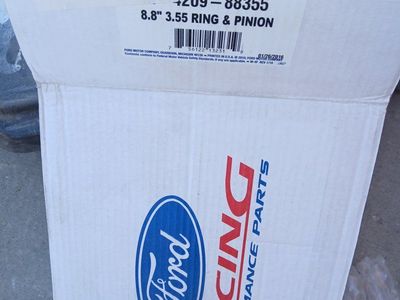 Ford racing 8.8 " 3.55 ring and pinon set with all new install hardware