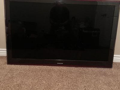 Samsung LCD HD Flat Screen TV with wall mount.