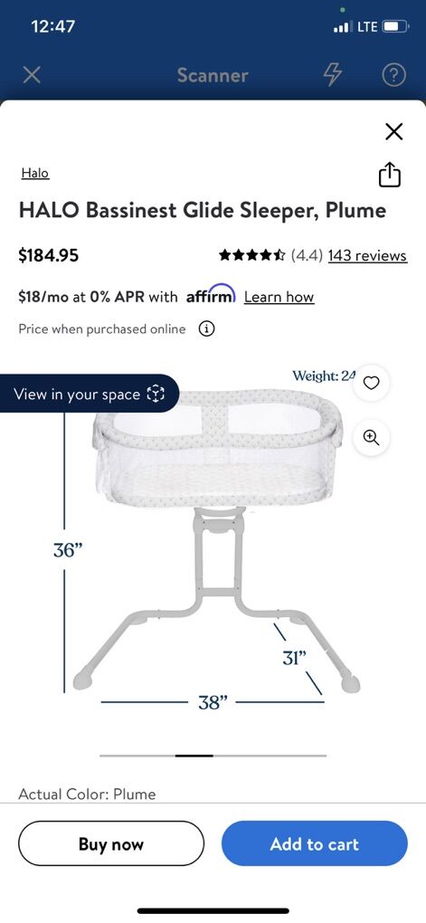 New HaloBassinest Glide Sleeper