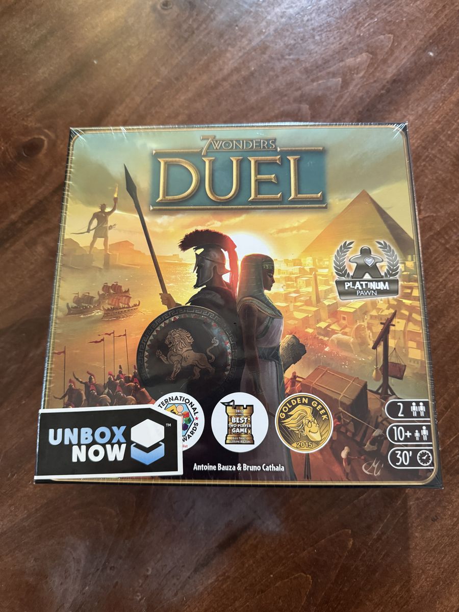 7 wonders duel board game for 2
