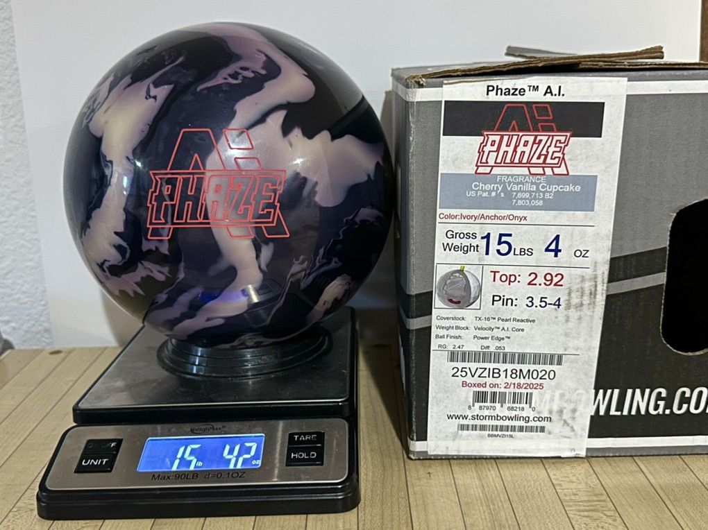 15 Lb Storm Phaze Ai Bowling Ball **New**