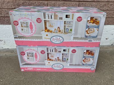 My Sweet Love Wooden Kitchen Play Set for Child Ages 3+