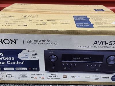 Denon AVR-S750H 7.2 Channel 4K Ultra HD AV Receiver with Voice Control & HEOS NEW