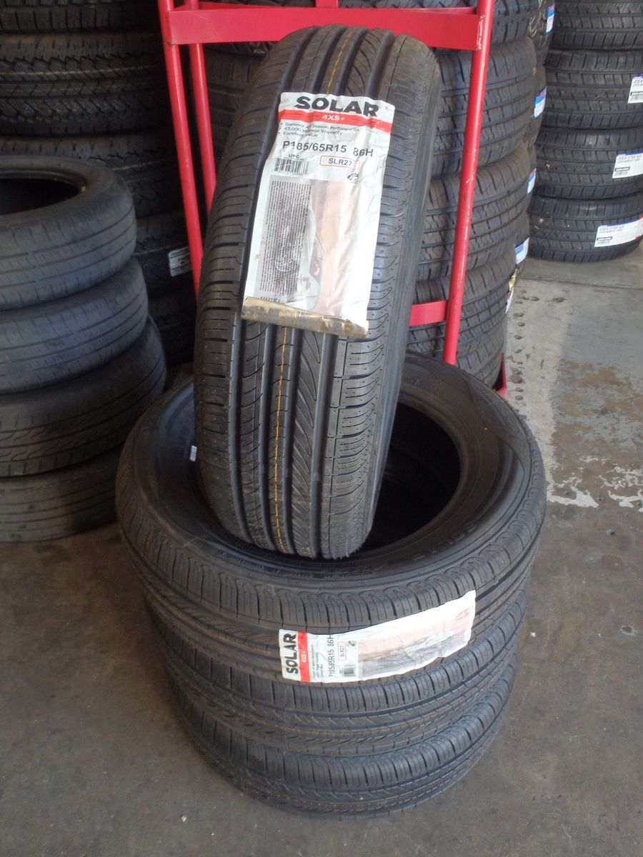 185/65R15 SOLAR 4XS SET OF NEW TIRES