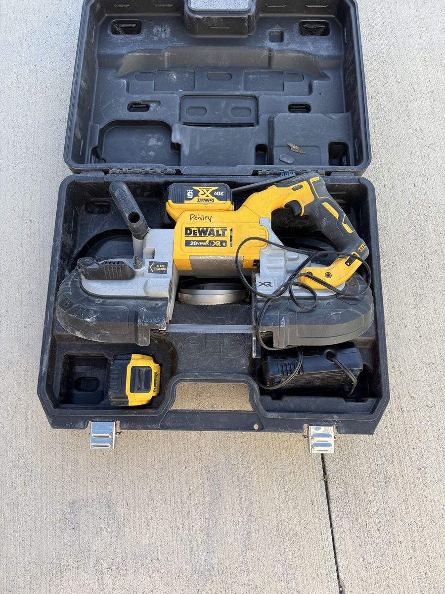 DCS374P2 Dewalt 20V 5” Max Deep Cut Band Saw Kit