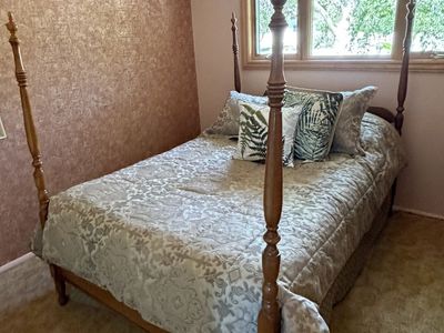Estate Sale – Solid Wood Full Canopy Bed Frame