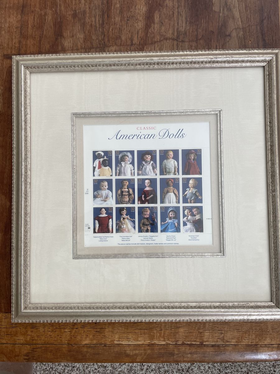 Stamps classic American dolls vintage