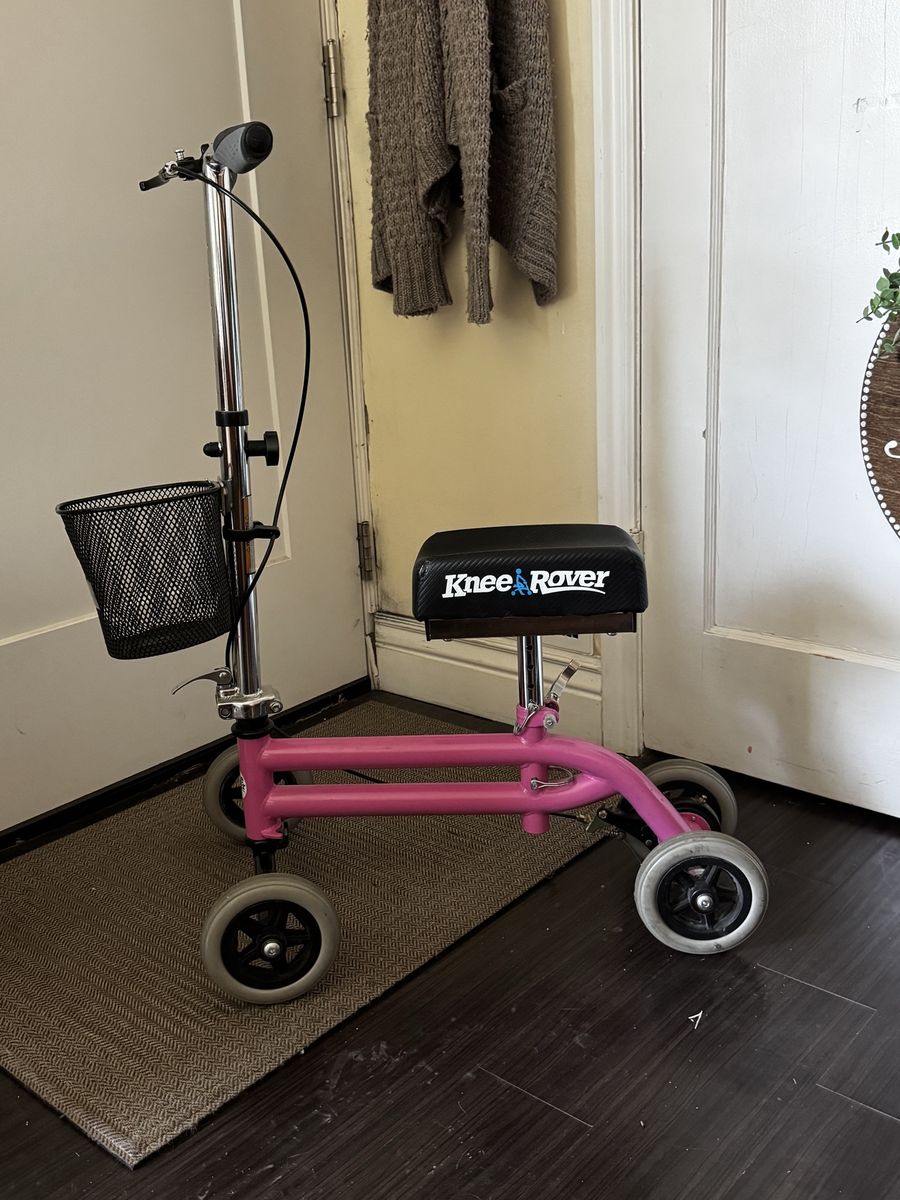 KneeRover Pink Knee Scooter with Basket - Used