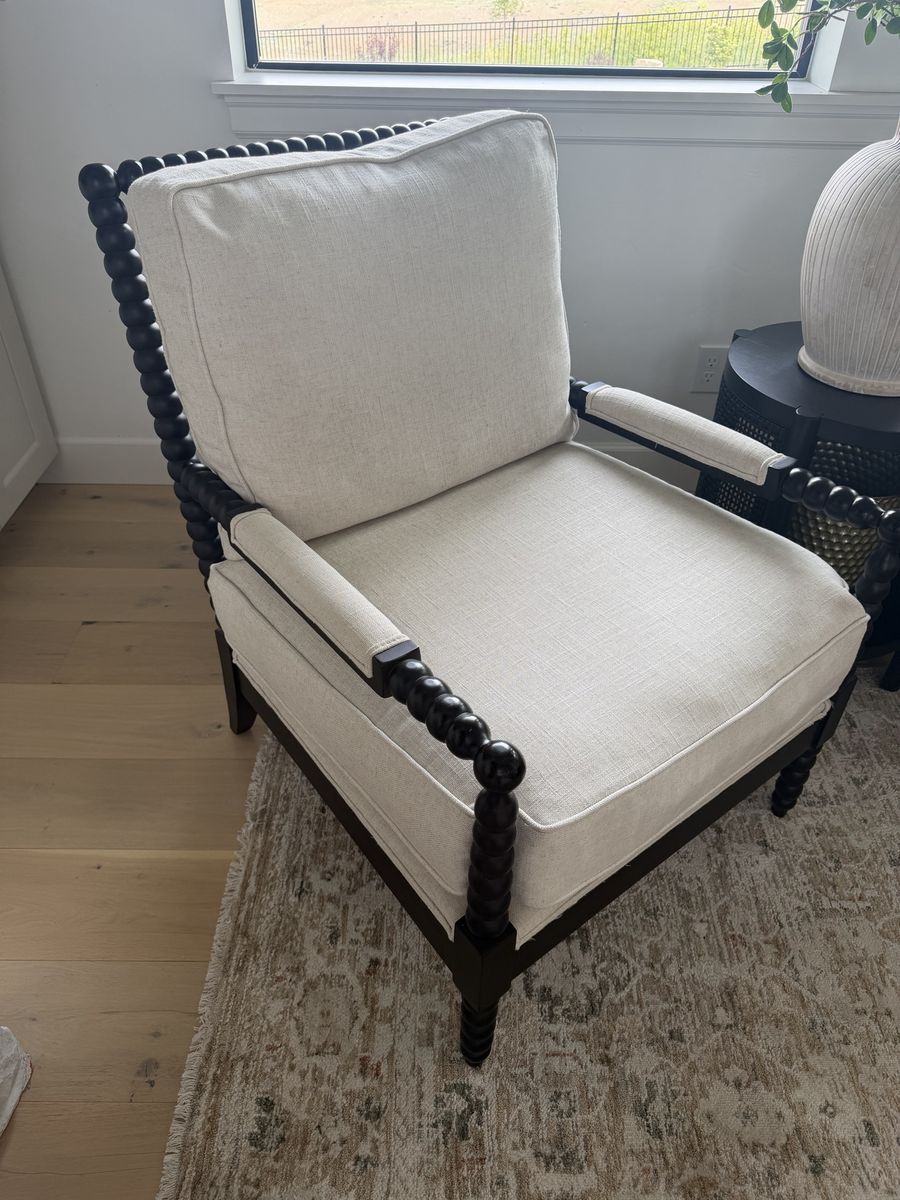 Spindle Accent Chair