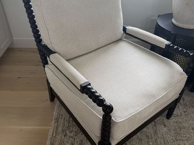 Spindle Accent Chair