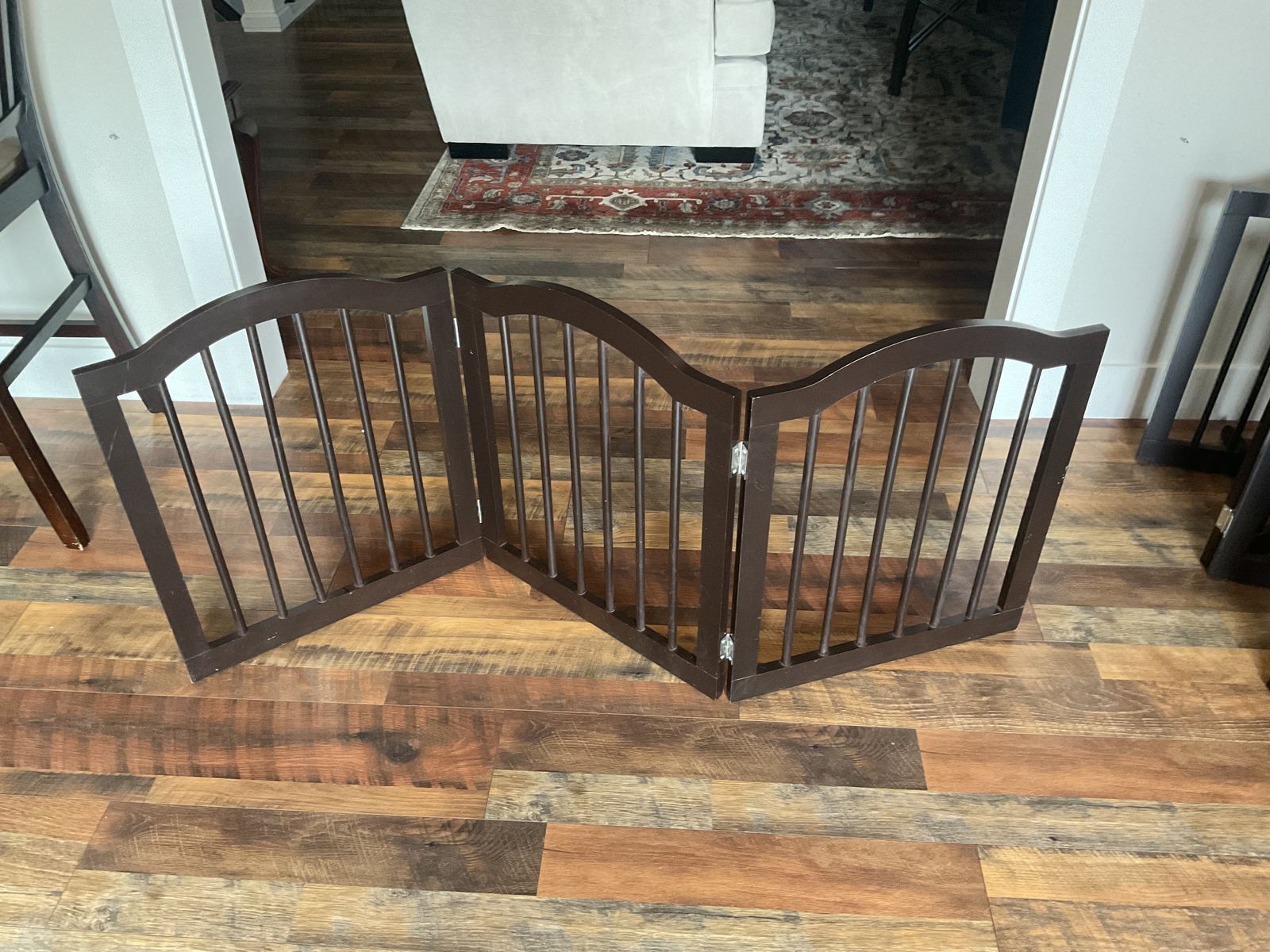 5 foot long indoor dog gate.
