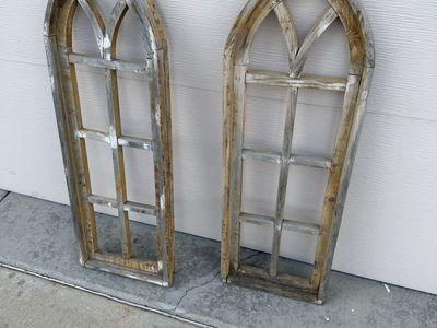 Neat antique pieces used for a wedding 34 t 11 1/2 w $65 each