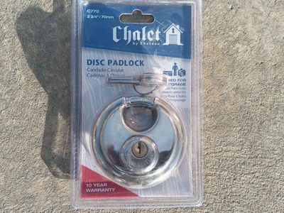 Chateau C770 Disc Padlock (New in Package)
