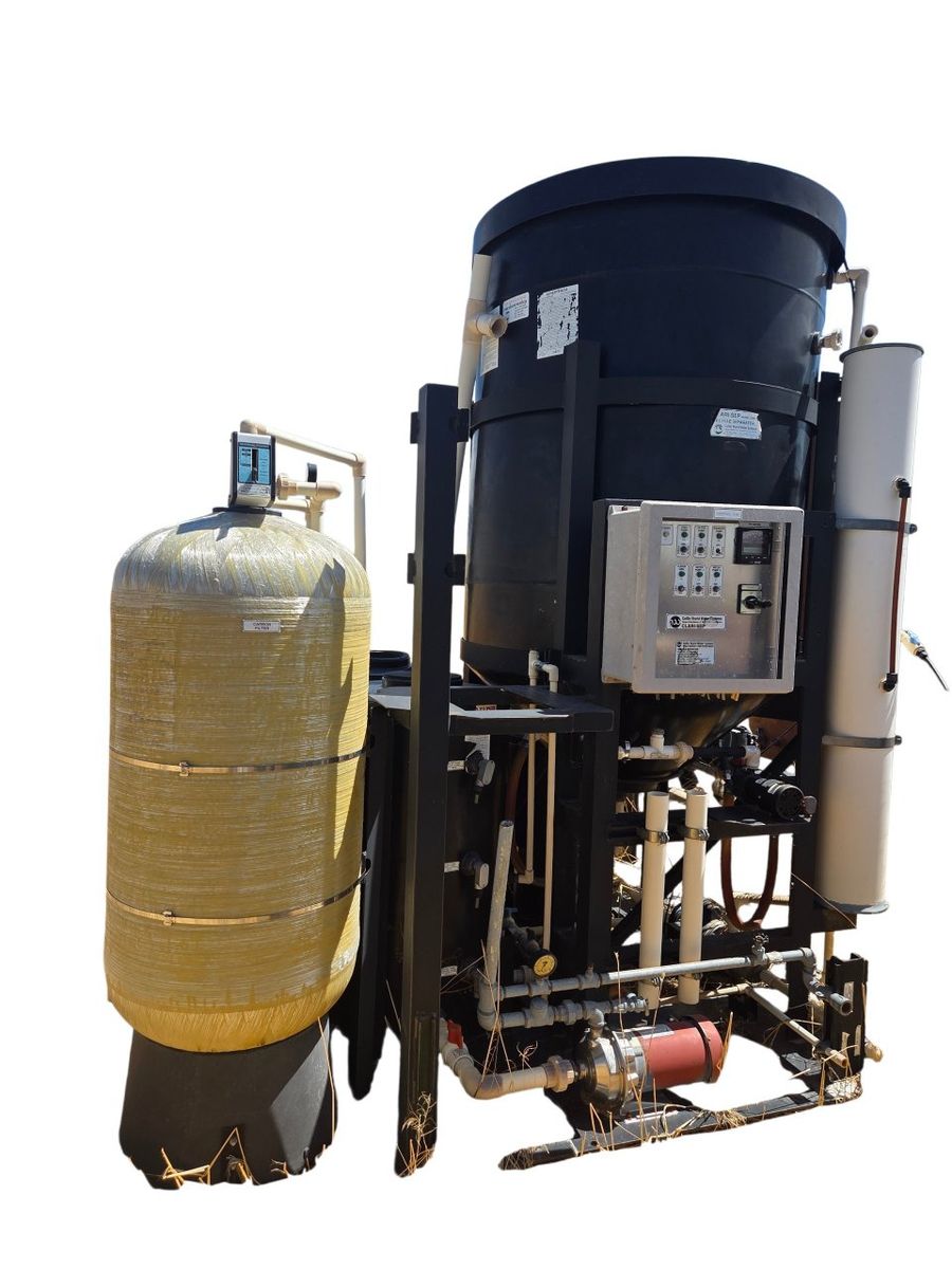 wash-water recycle and clarification system,