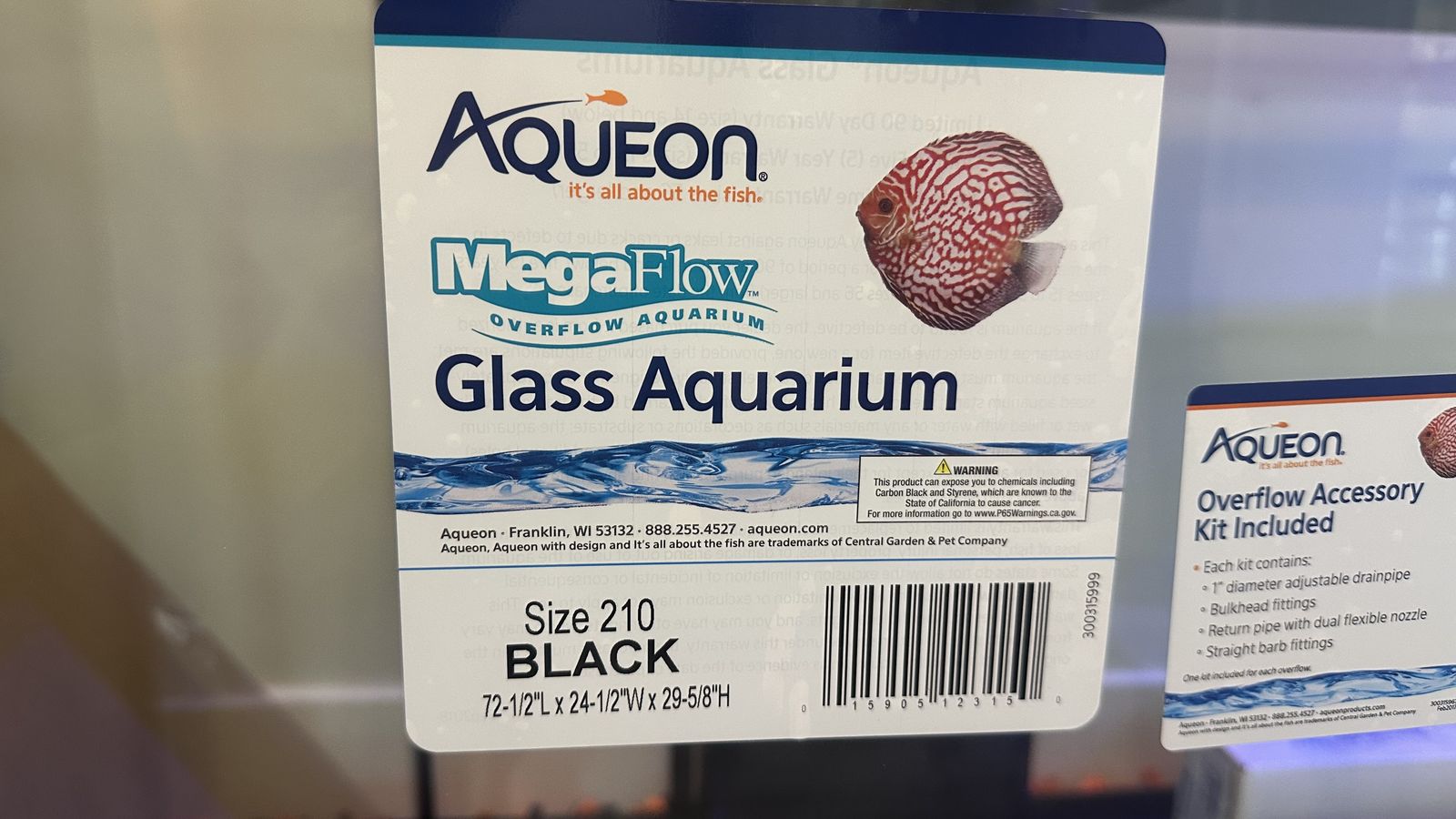 210 gallon Reef Ready Aquarium