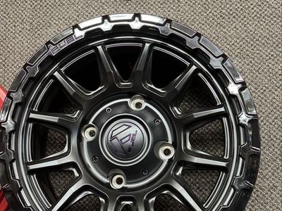 Brand new Fuel FV866MB 15"x7" Matte Black with Gloss Black Lip Wheels, lug pattern 4x137 98mm Hub, +10mm Offset