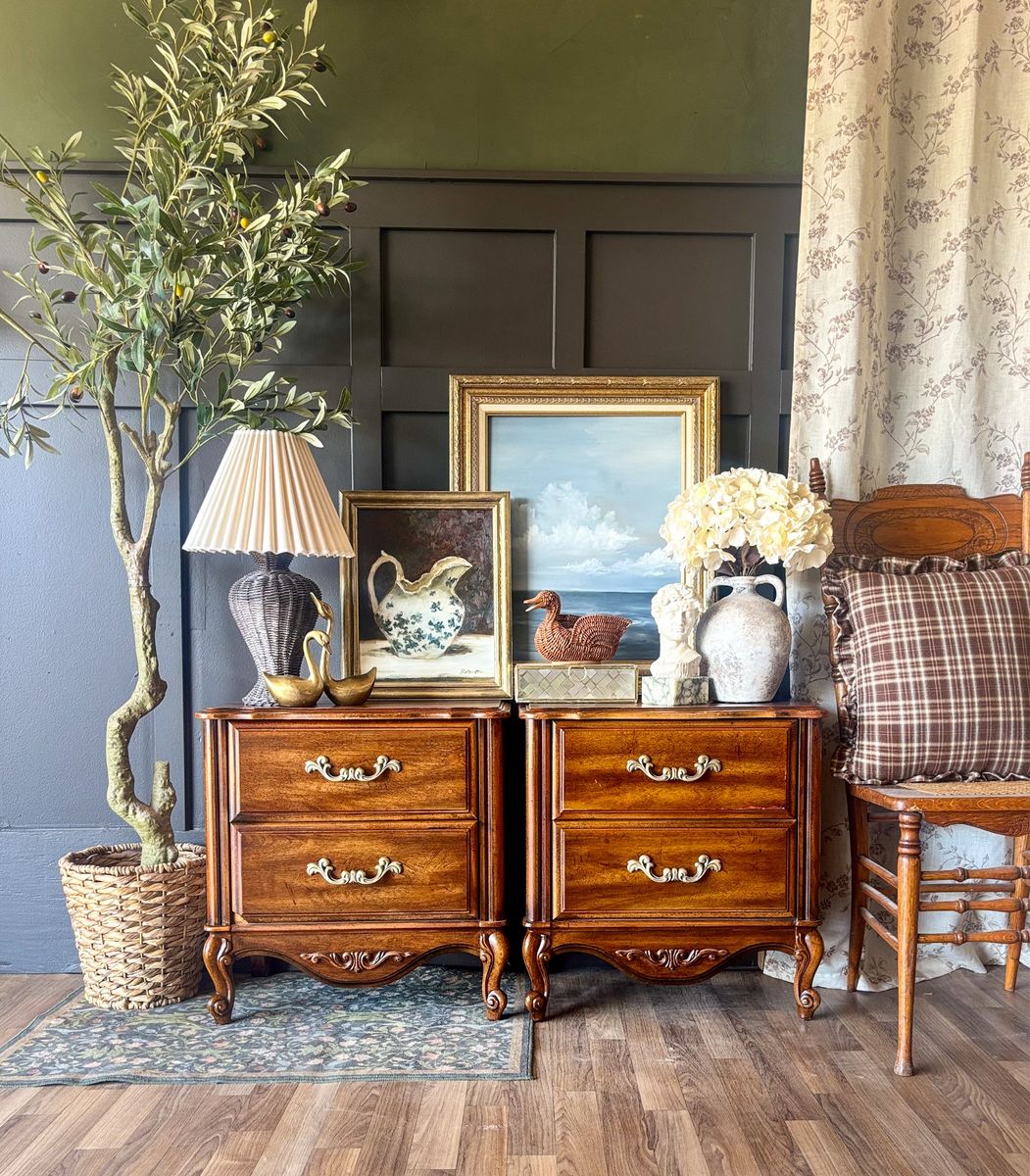 Vintage French Provincial Nightstands