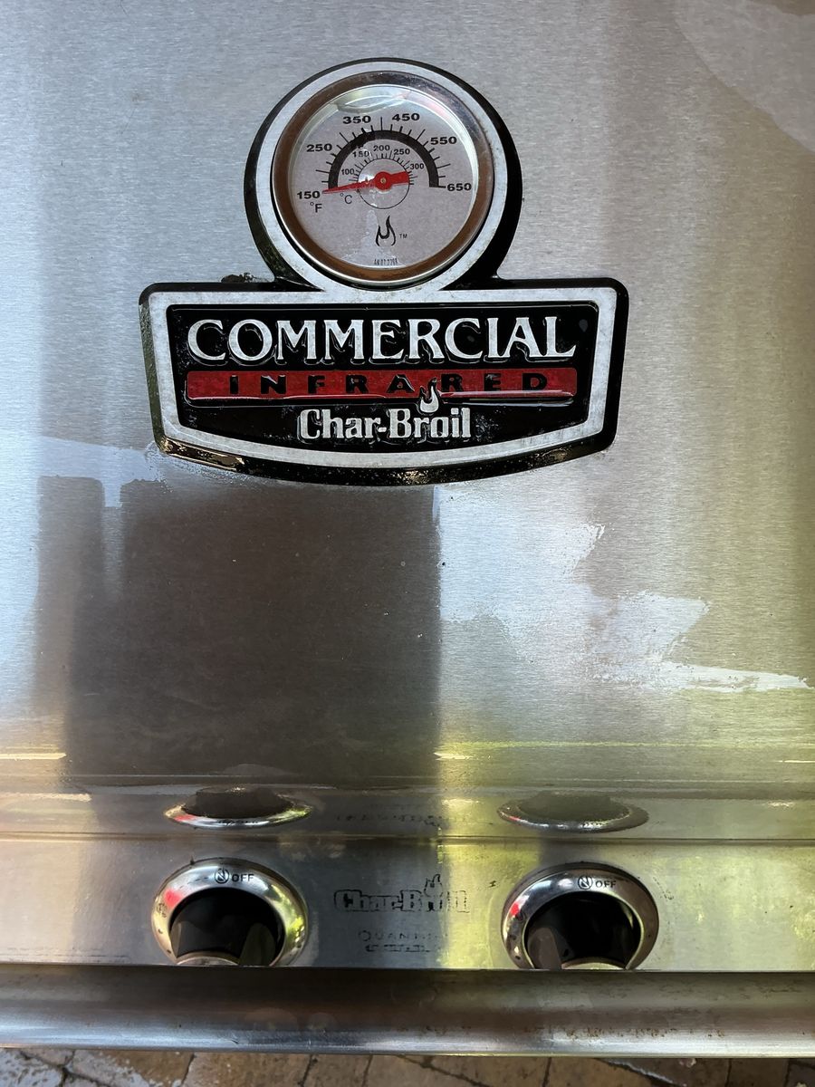 Char-Broil Commercial Infrared 4-Burner Gas Grill - Stainless Steel BBQ