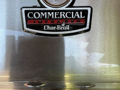 Char-Broil Commercial Infrared 4-Burner Gas Grill - Stainless Steel BBQ