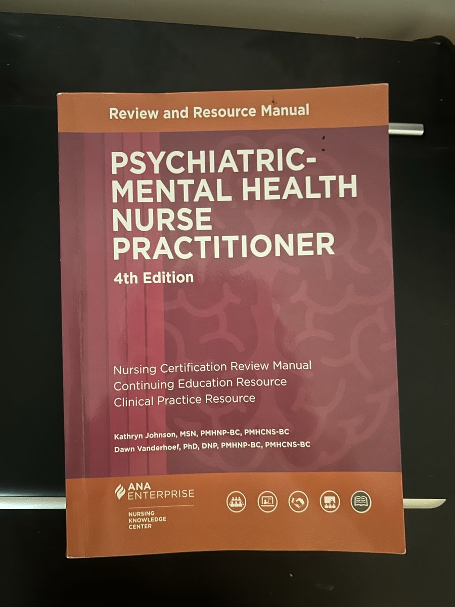 Psychiatric-Mental Health Nurse Practitioner Review & Resource Manual 4th Ed. by Johnson & Vanderhoef Purple Book
